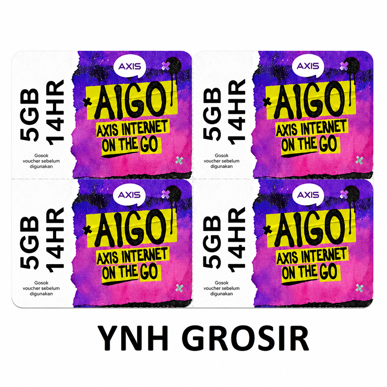 Voucher Axis 5GB + LOKAL 14HR